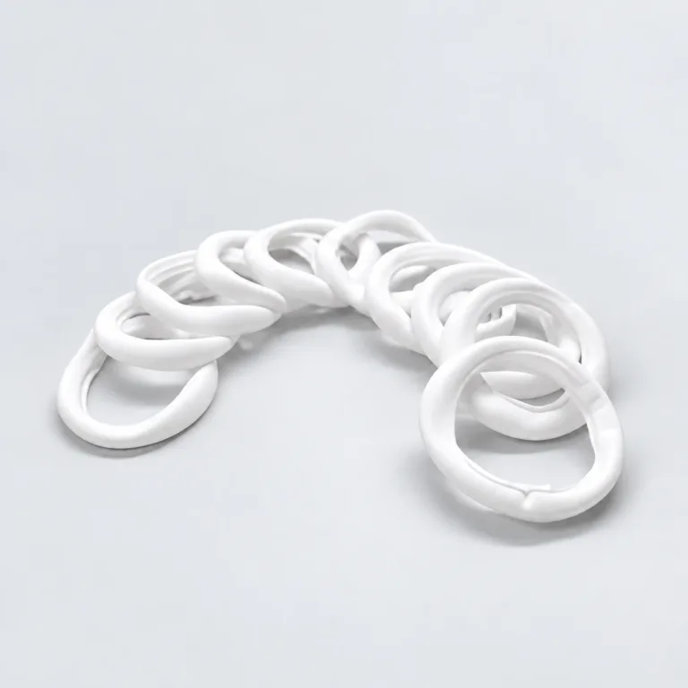 white eye shield loop covers