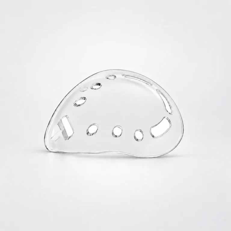 Deep clear polycarbonate eye shields